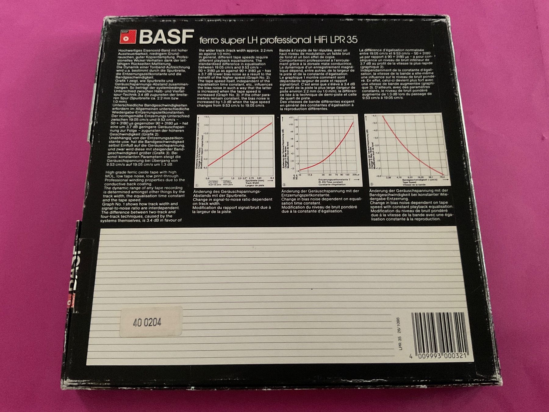 Revox Appareils à bandes: BASF NAB Alu Spule – D'occasion à Langenthal par Kotade 5