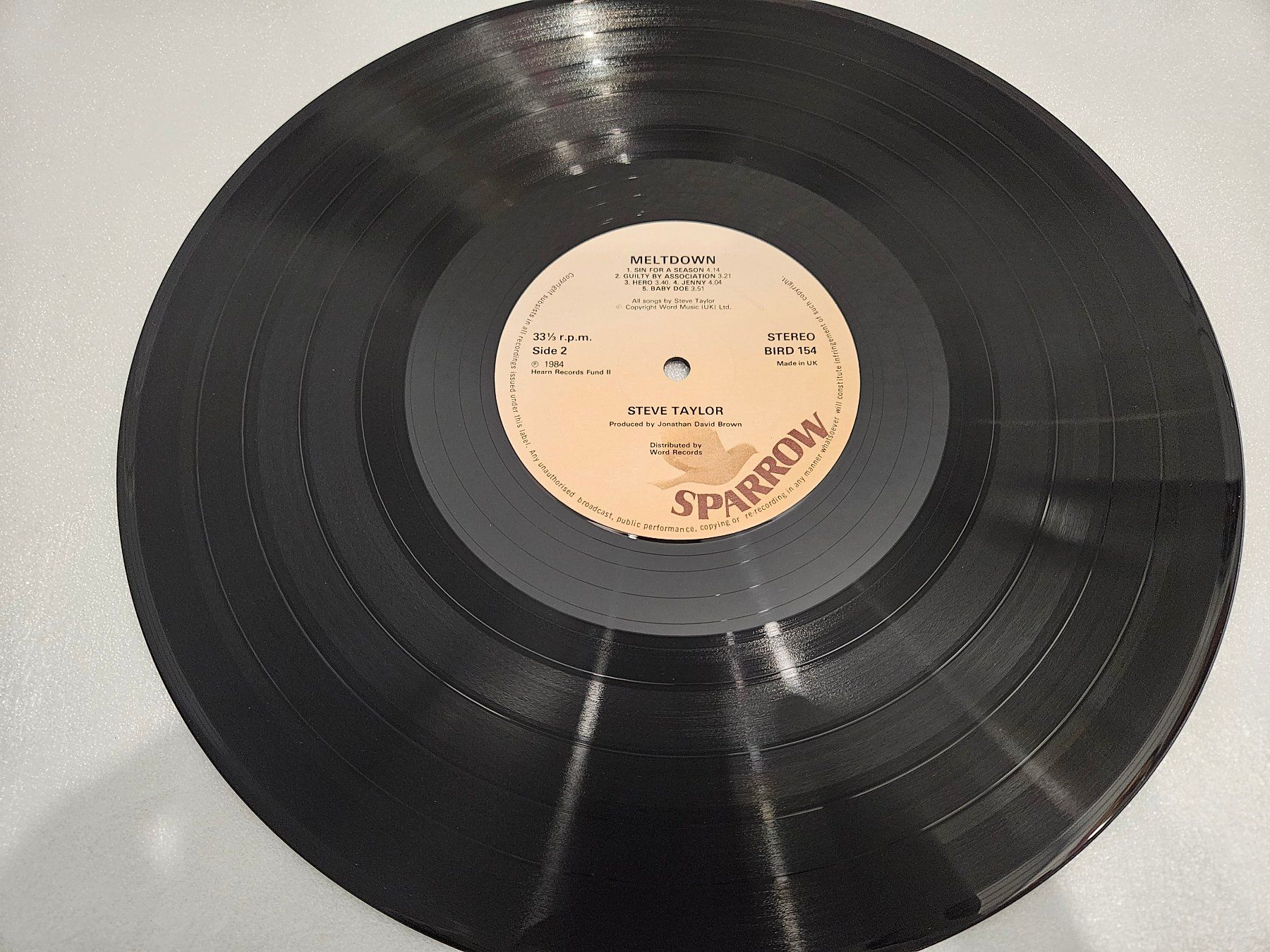 Schallplatten: Steve Taylor – Meltdown – Gebraucht aus Uster von Vinyl-Leidenschaft 5