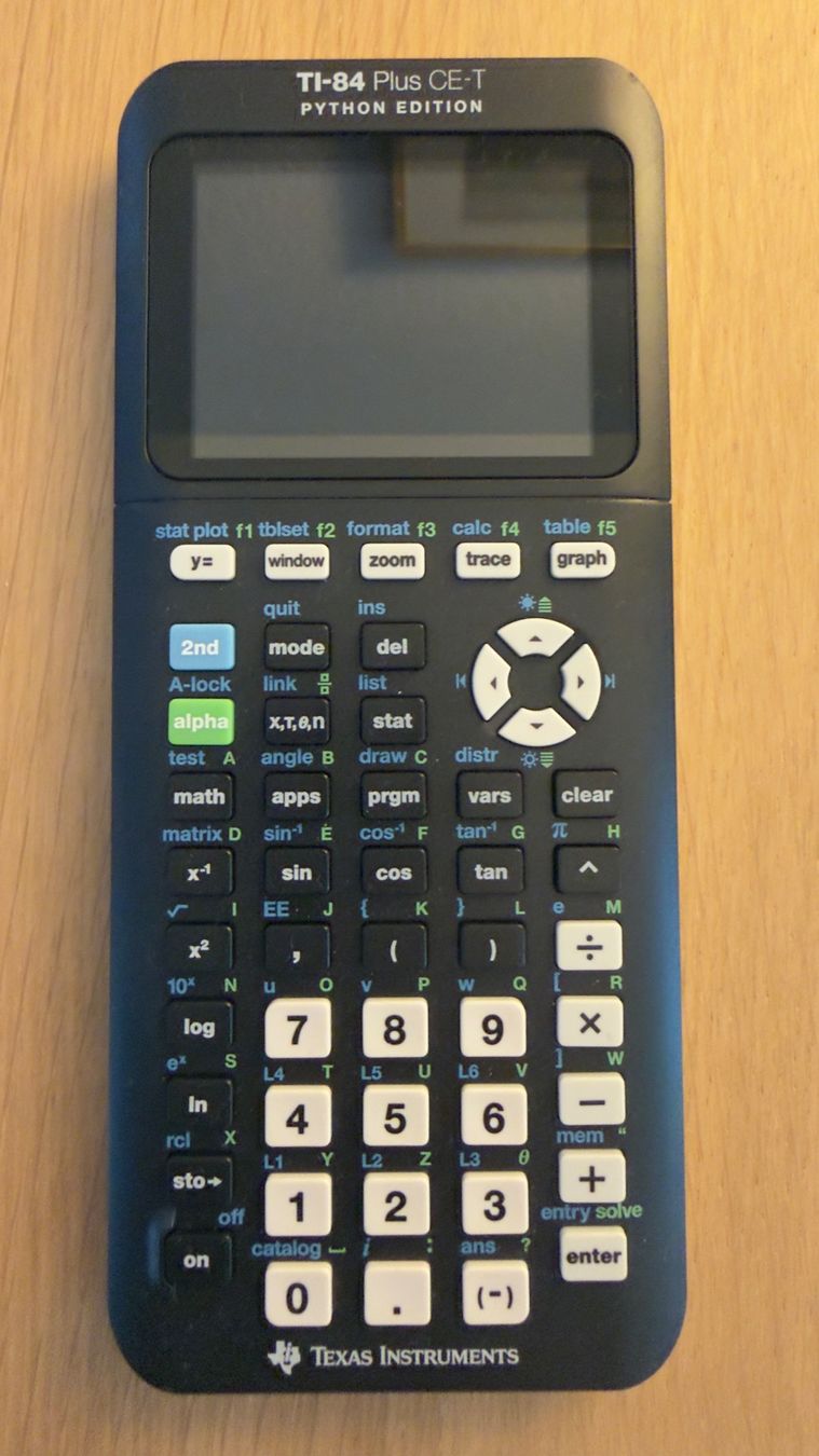 Texas Instruments Calcolatrici tascabili: Texas Instruments TI-84 Plus CE-T Python Edition – Nuovo (secondo la descrizione) da Neuenhof venduto da MagicBear57 2