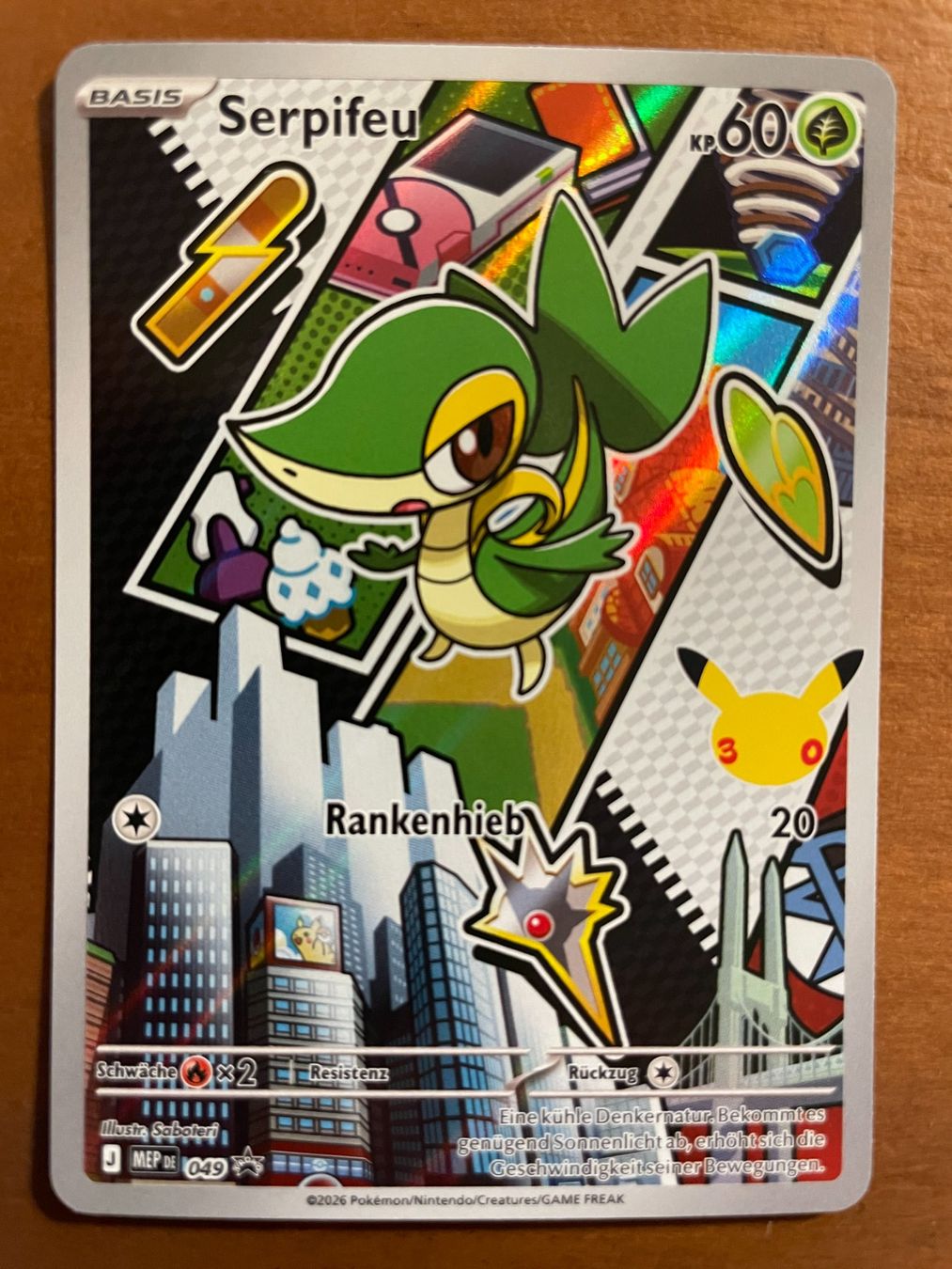 Pokémon Carte collezionabili: Pokemon Serpifeu (Versand gratis) – Nuovo (secondo la descrizione) da Chur venduto da Angerson