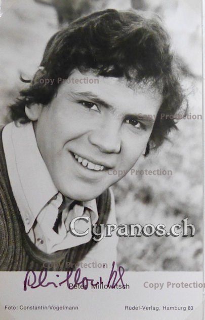 Autografi: Peter Millowitsch (1949)  Schauspieler - Autogramm – Usato da Dietikon venduto da cyranos1