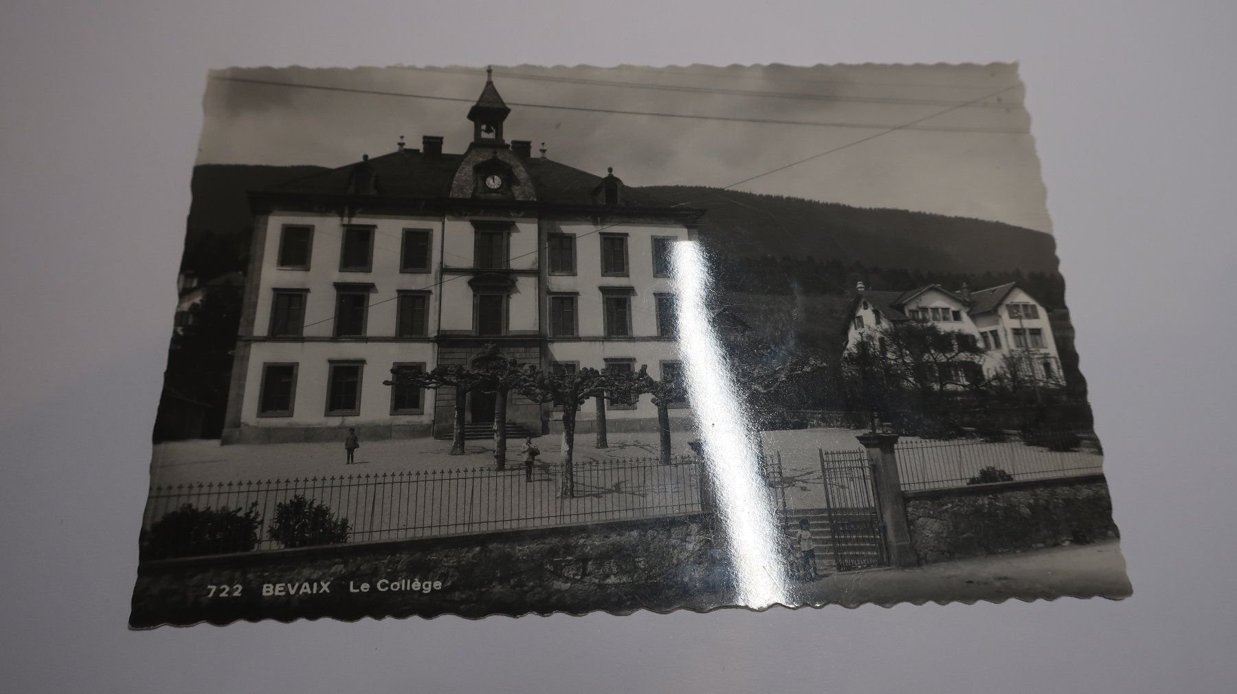 Cartoline postali: Bevaix Le collége 1937 – Usato da Cormoret venduto da Pascalll2001 1