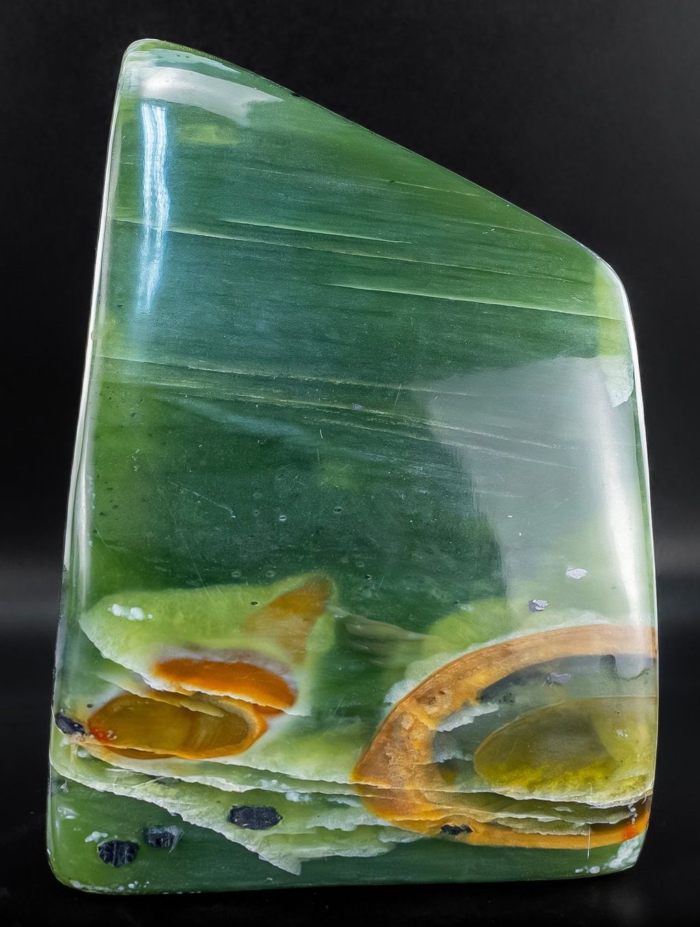 Mineralien & Heilsteine: Burma Myanmar Jade-Nephrit polierter Stein 666g – Gebraucht aus Basel von chinarh891 5