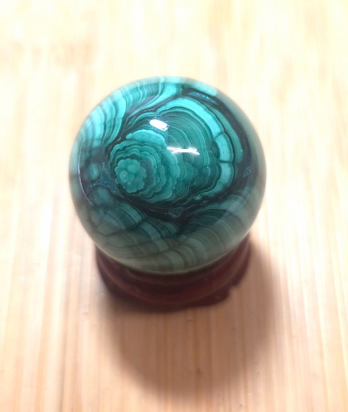 Minerali & Pietre curative: Top Malachit Kugel A 28mm 42g – Nuovo e nell'imballaggio originale da Matzingen venduto da Shay_Crystalz