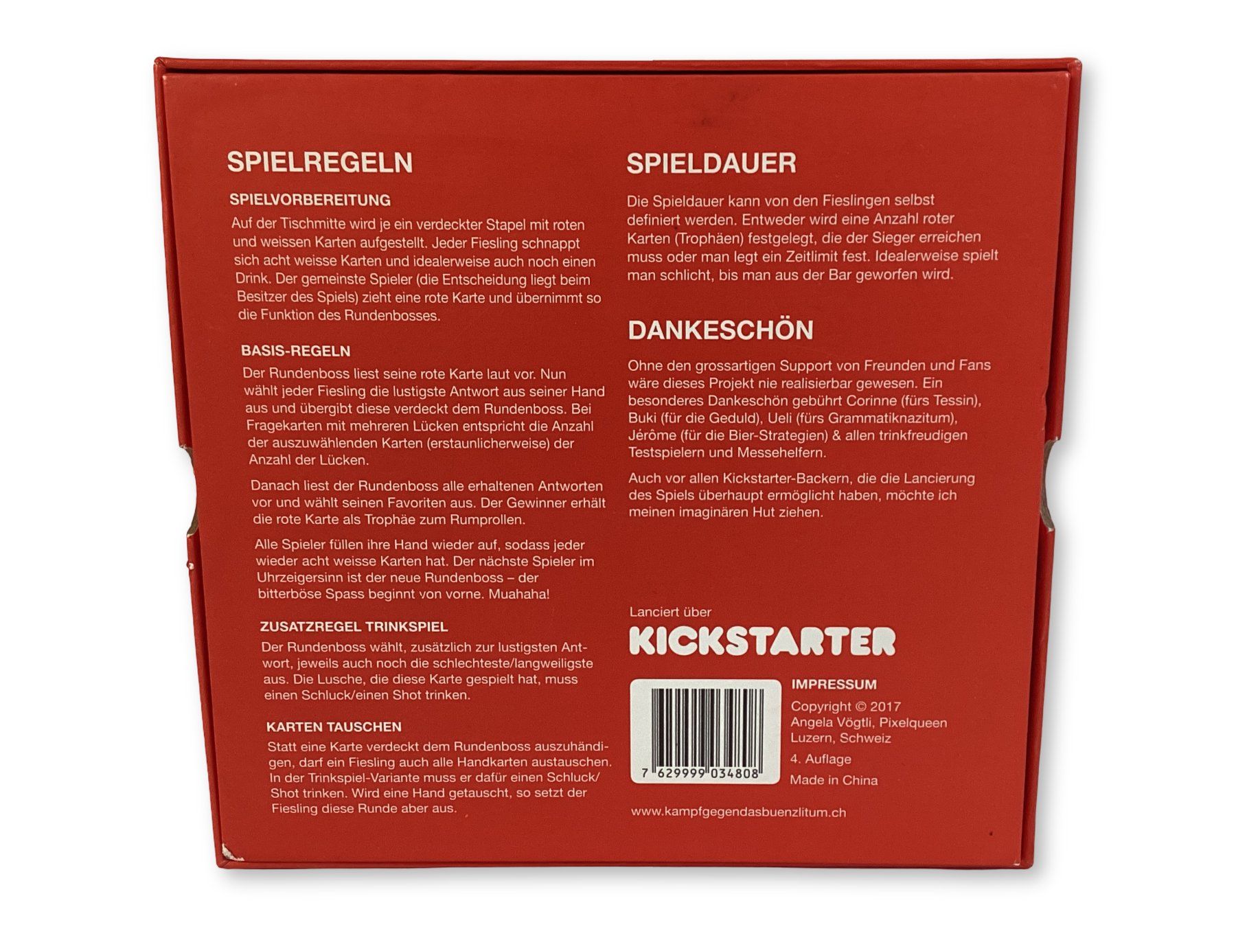 Jeux: Kampf gegen das Bünzlitum – D'occasion à Zürich par Restwert_Zuerich 1