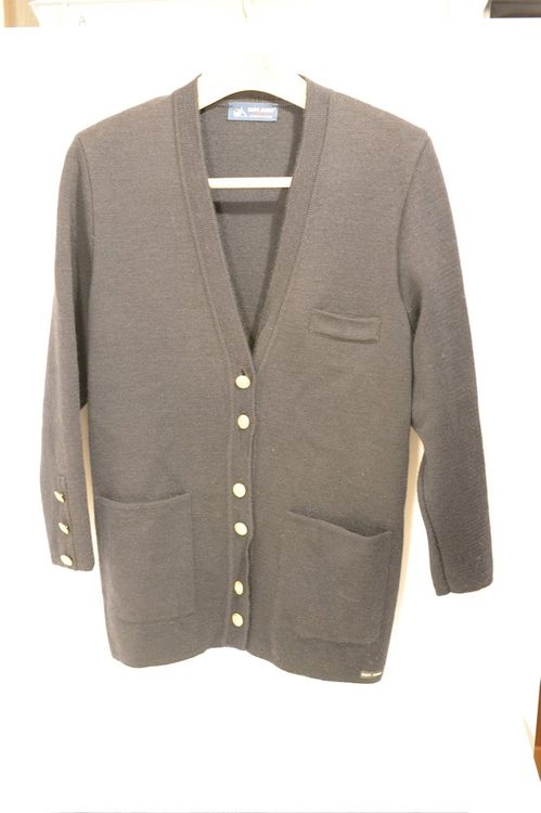 Cardigan Saint James Bleu Marine en pure laine vierge (Gebraucht) in ...