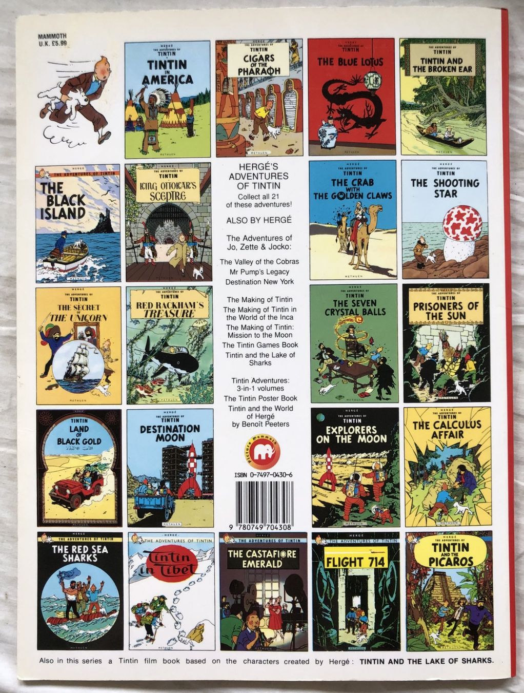 Fumetti: TINTIN IN TIBET [Englisch] – Usato da Schaffhausen venduto da durruti 4