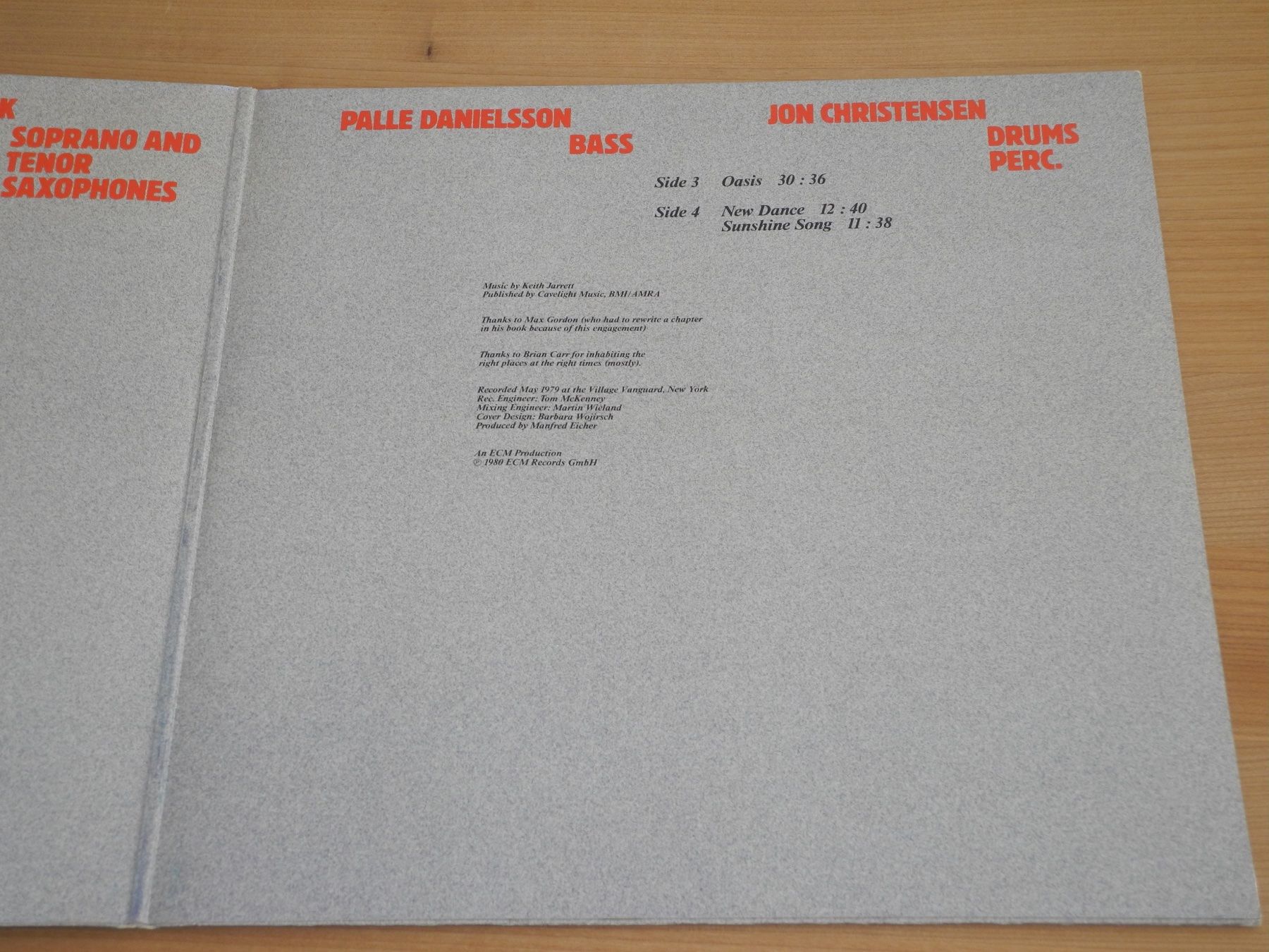 Dischi in vinile: KEITH JARRETT / JAN GARBAREK: NUDE ANTS - ECM -2 LPs – Nuovo (secondo la descrizione) da Fahrwangen venduto da Swirl2 2
