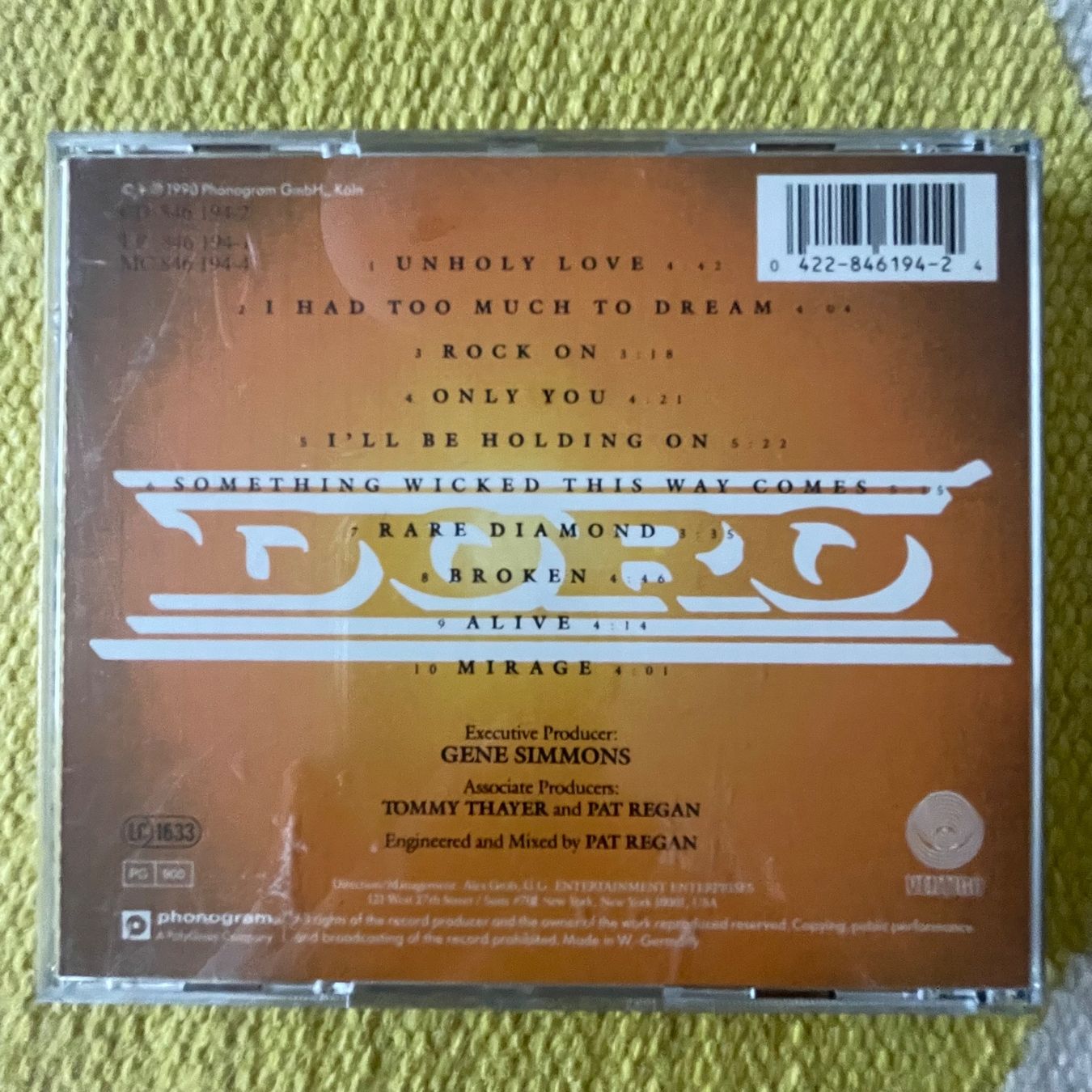 CD: DORO-DORO – Usato da Rorschacherberg venduto da CD-Roli 1