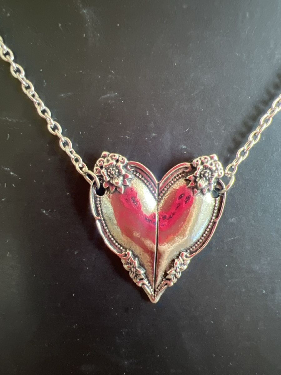 Ketten: Kette mit Herzanhänger – Neu (gemäss Beschreibung) aus Seon von Sunny-Schmuck78 1