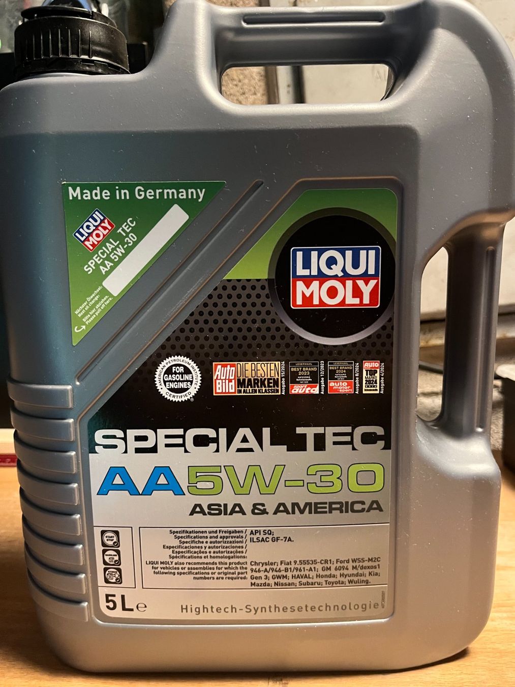 Liqui Moly Oli & Additivi: Liqui Moly Special Tec AA 5W-30 5L – Nuovo e nell'imballaggio originale da Hittnau venduto da san_5c5g