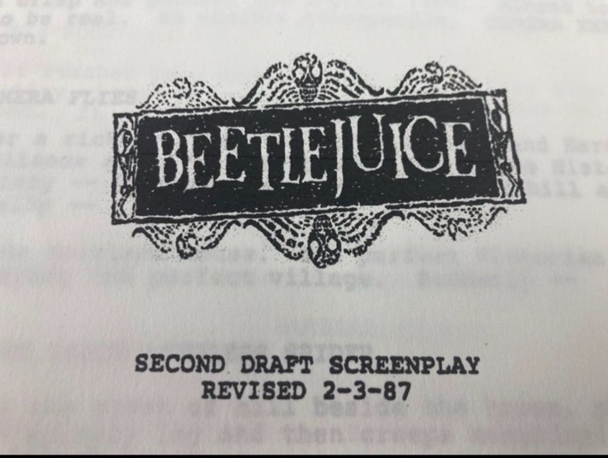 Livres: Zweite Fassung des Drehbuchs "Beetlejuice"  – D'occasion à Basel par Muchachoo 3