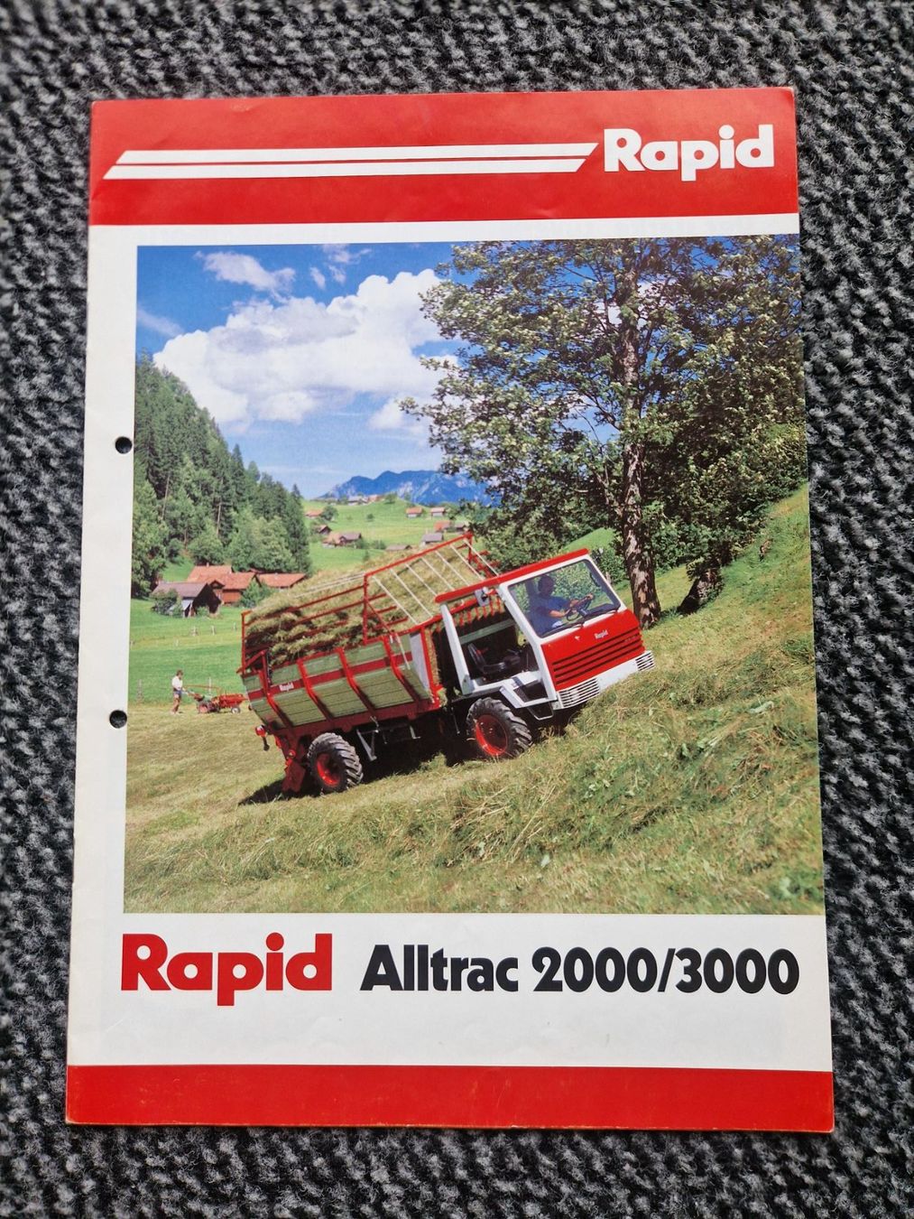 Rapid Trattori: Original Prospekt Rapid Alltrac 2000 / 3000 Transporter – Usato da Dürnten venduto da Bachtel84