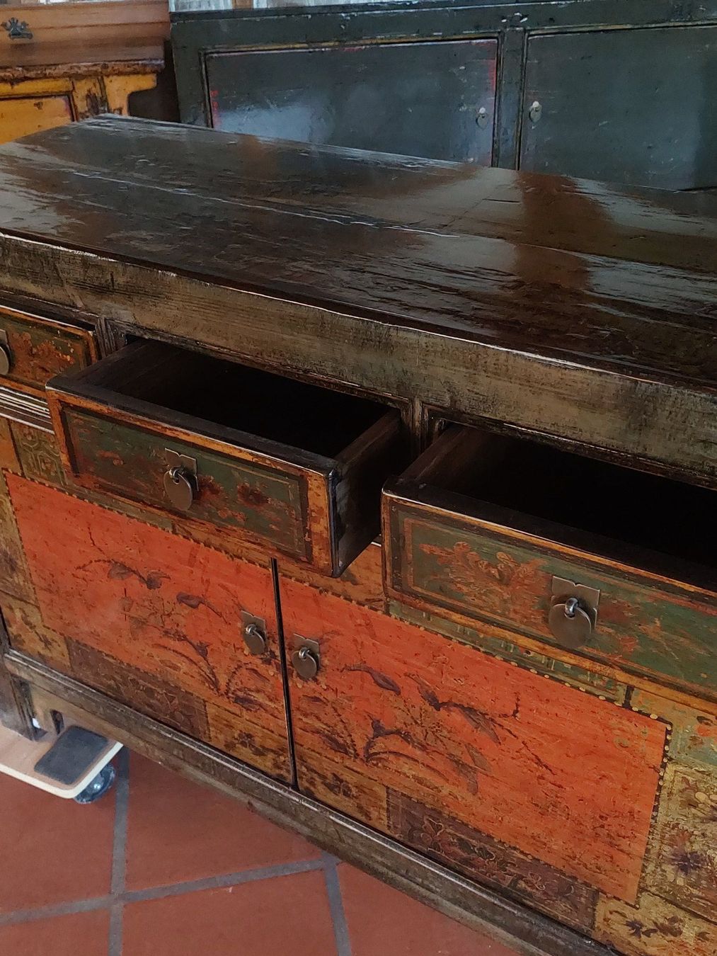 Cassettiere: Sideboard Vintage Malereien – Nuovo (secondo la descrizione) da Cham venduto da mjg1901 6