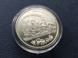 20 Franken Silbermünze Brienz Rothorn Bahn Stgl