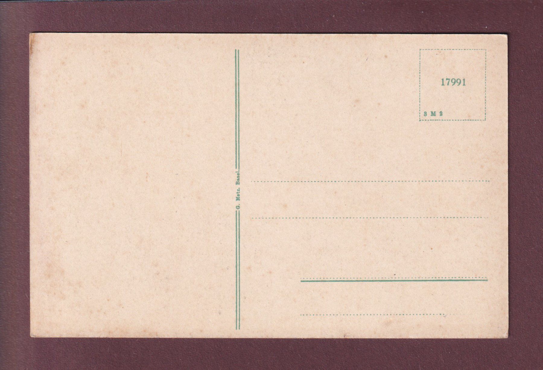 Cartoline postali: BASEL - Rathaushof - Hinterfassade – Usato da Pully venduto da nicecards 1