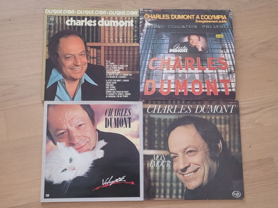 Vinyles: 4 LP Charles Dumont – D'occasion à Martigny par MZ-67