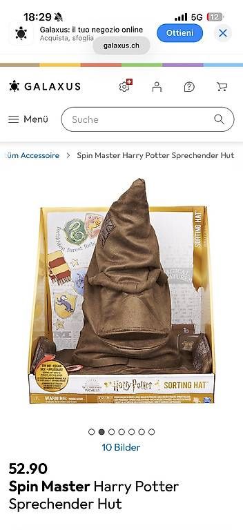 Chapeaux, bonnets & casquettes: Cappello parlante Harry potter  – D'occasion à Maroggia par sha_n2dq 3