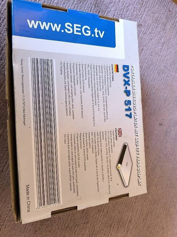 Consoles: DVX-PLAYER  SEG   NEU – D'occasion à Walliswil-Nbipp par australien2007 2