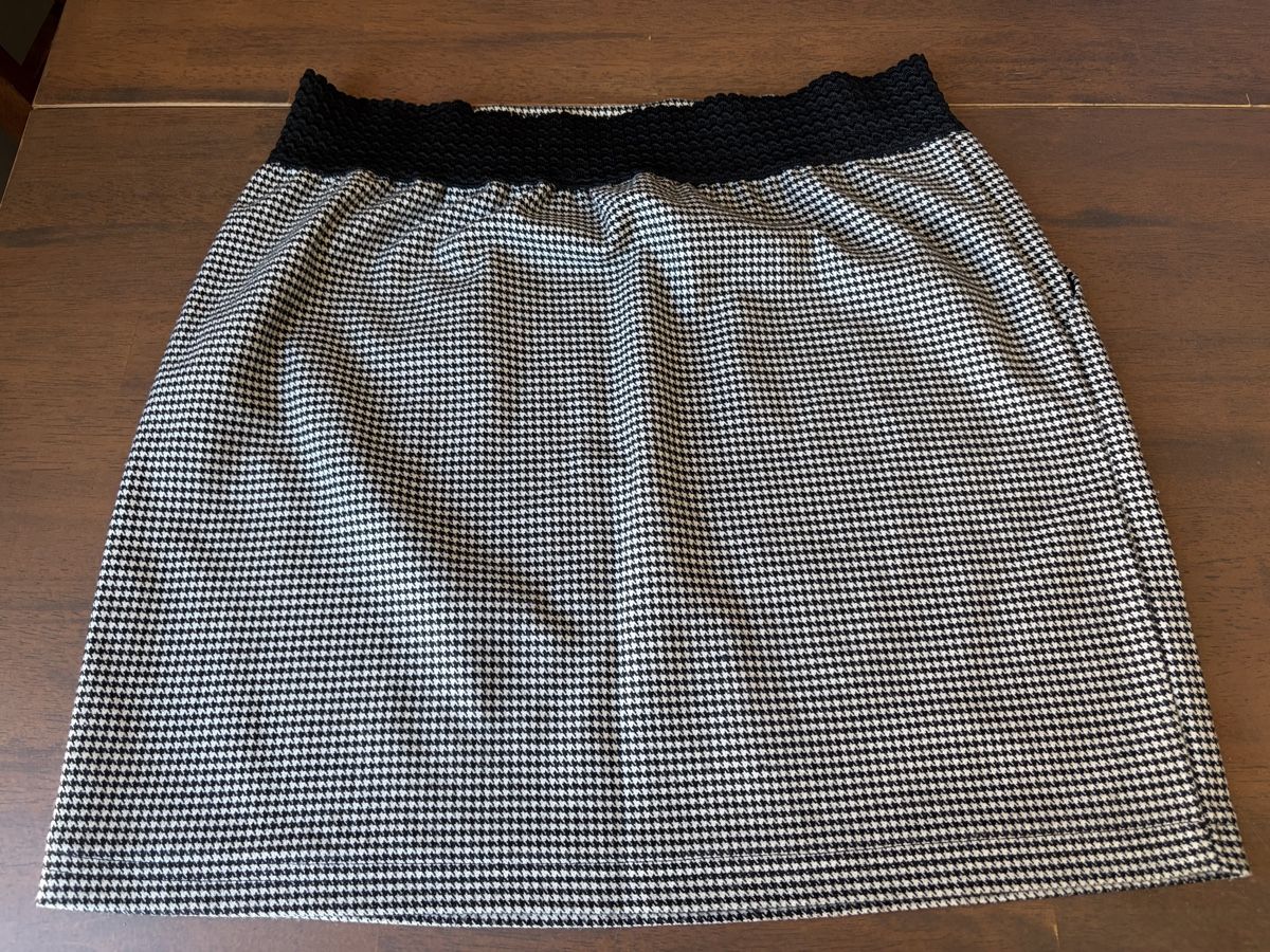 Nafnaf Gonne: Naf Naf Houndstooth Mini Skirt Size 38 – Usato da Nyon venduto da Deb_D39 1