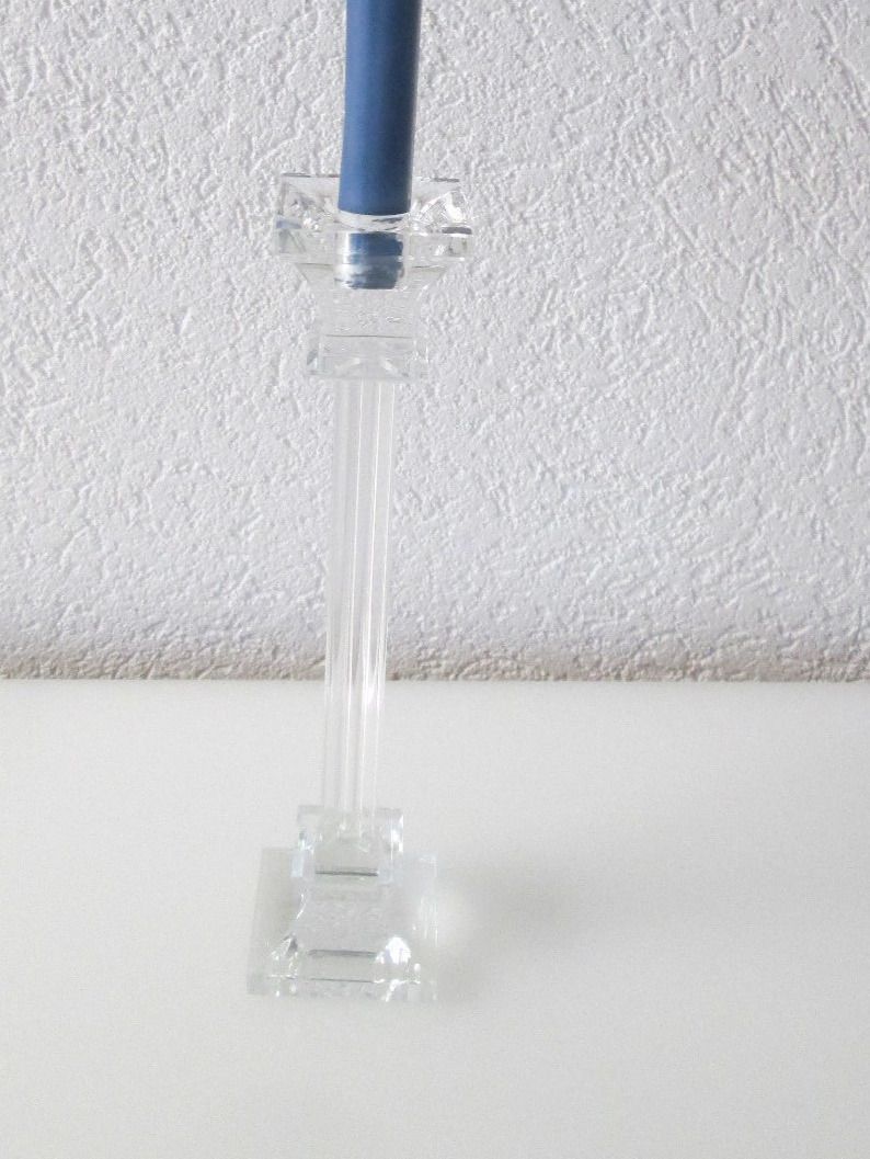 Portacandele: Glas Kerzenständer , Stabkerze – Usato da Movelier venduto da KRASI61 2