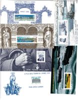 6 Sonderblocks "Le + beau timbre" **