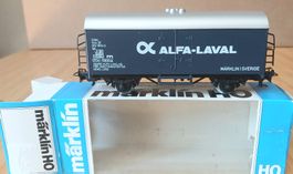 Märklin Ho ,1 wagon frigorifique "Alfa-Laval" des SJ
