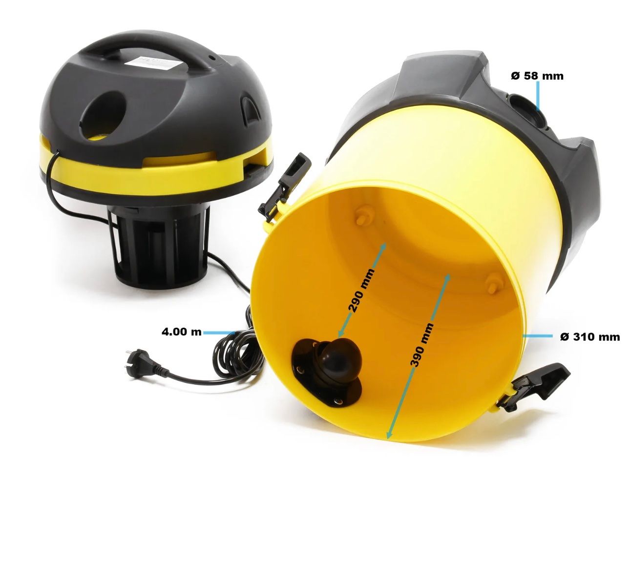Aspirapolveri & Accessori: Wiltec Teichschlammsauger 1400W – Nuovo e nell'imballaggio originale da Amriswil venduto da JaJa-Express 2