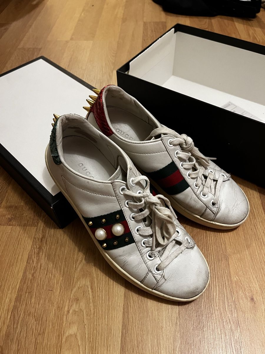 Gucci Chaussures femmes: Gucci Ace Schuhe, Gr. 35 1/2 – D'occasion à Zürich par zoh_26cj