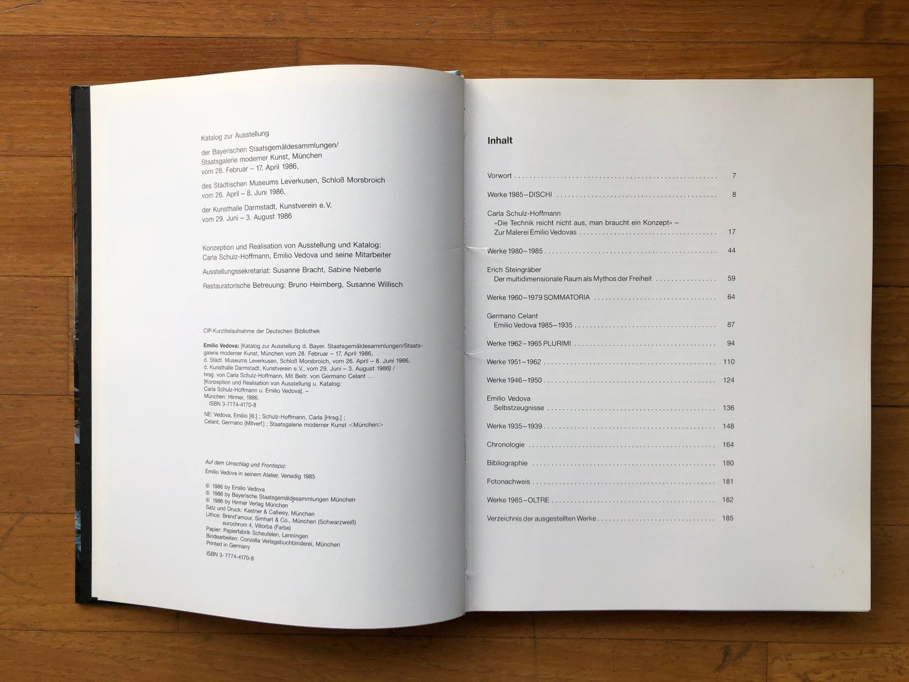 Libri: Kunst Buch: EMILIO VEDOVA – Usato da Lugano venduto da gio.yo 2