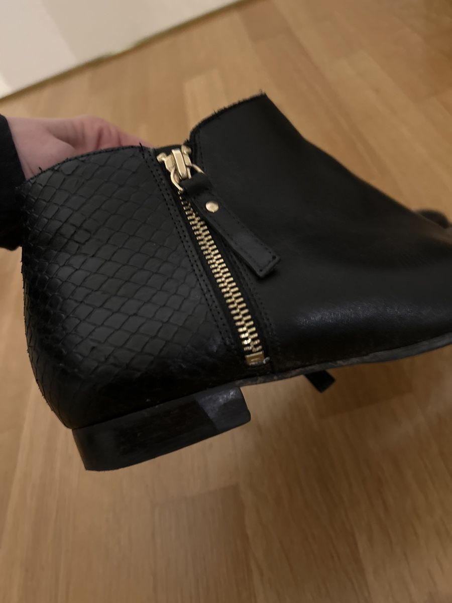 Dune London Scarpe da donna: DUNE LONDON black leather booties boots 40 – Usato da Wädenswil venduto da Jul_1207 2