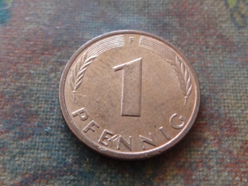 Tutti le monete: DEUTSCHLAND 1 Pfennig 1995 – Usato da Romanel-sur-Lausanne venduto da Swift13 1