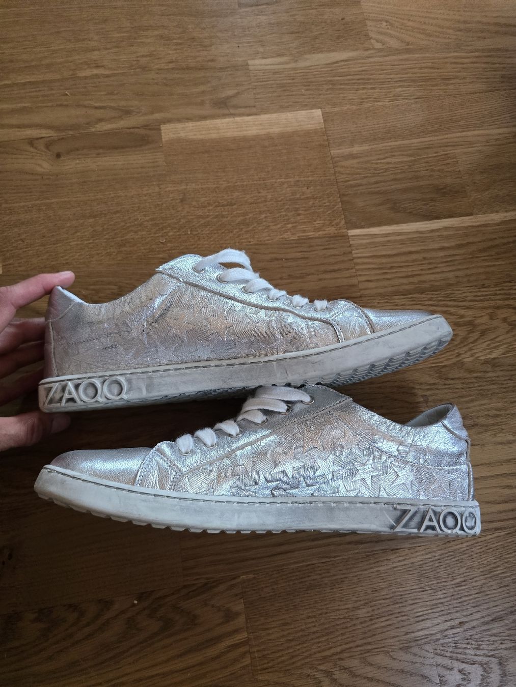 Scarpe da donna: ZAQQ Sneaker Silber 44 neuwertig – Nuovo (secondo la descrizione) da Hünikon venduto da Butz0 5