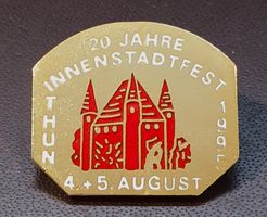 S817 - Pin 20 Jahre Innenstadtfest Thun 1995  Nr. 196