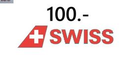 Bon de vol SWISS CHF 100.- pour vols départ Genève