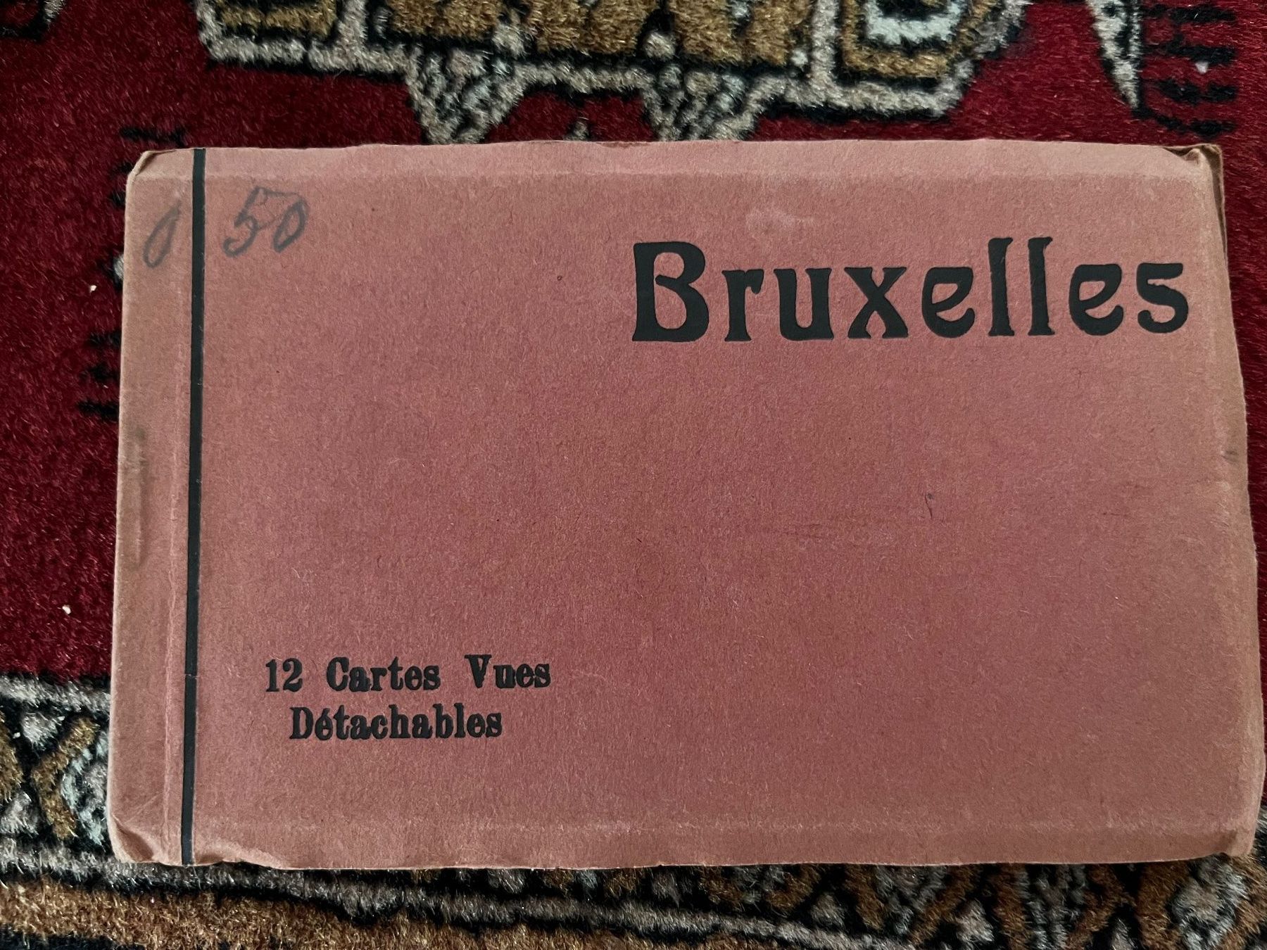 Ansichtskarten: Antike  Postkarten um 1900 - Brüssel – Gebraucht aus Stetten AG von Brissago25 4