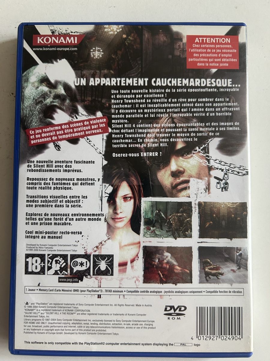 Giochi: Silent Hill 4 ps2 français – Usato da Pully venduto da PongDayOne 1