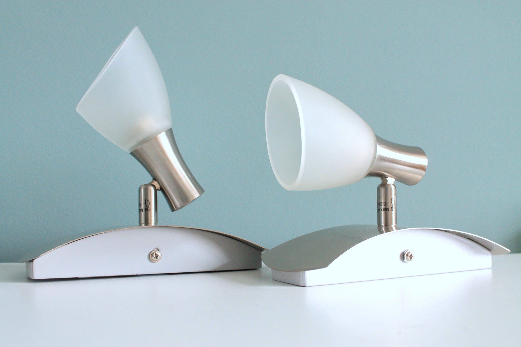 Lampadari & plafoniere: 2 elegante 1-Spot Halogen WAND - / DECKENLEUCHTEN – Usato da Rebstein venduto da QuasarVincent 1