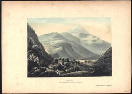 Amsteg Tonlithographie bei Schürmann