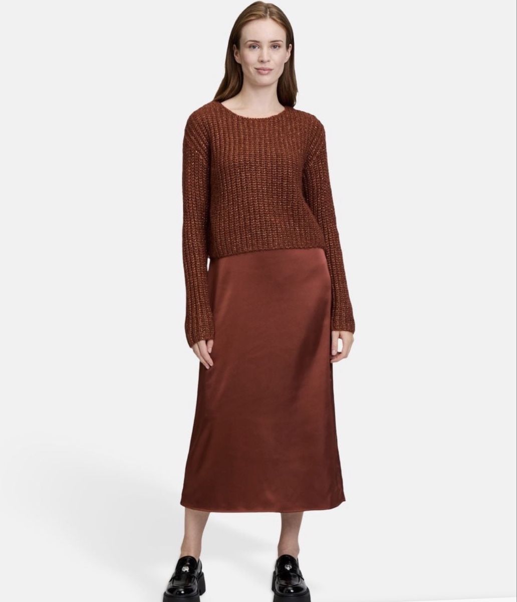 Vestiti: Ensemble robe et pull brun rouille  – Usato da Peseux venduto da fio_n9qk