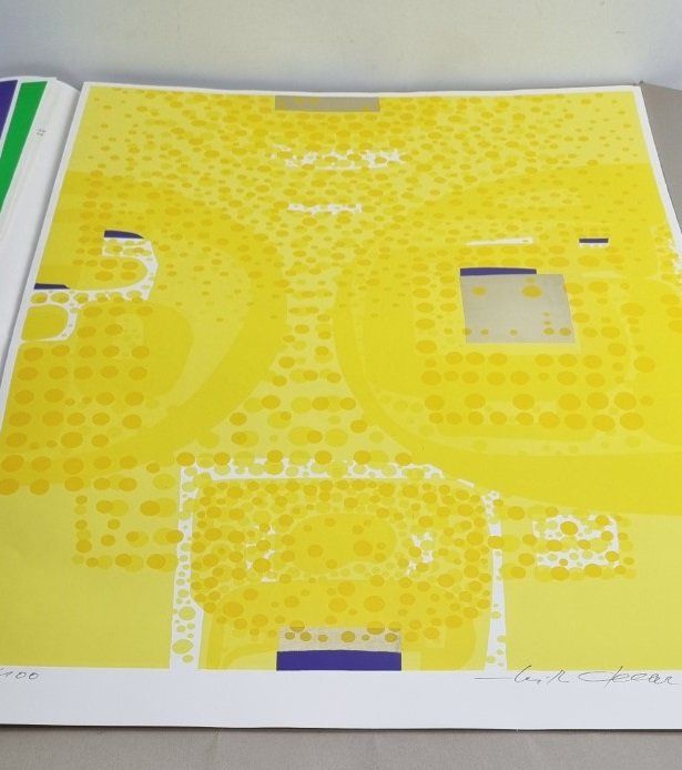 Grafiken & Lithographien: Erich Keller 7 FArb Serigraphien von 1971 – Gebraucht aus Flums von Flumsantik 5