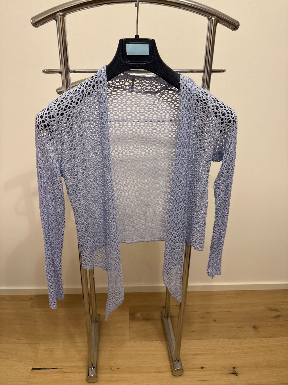 Giacche: Offener Strick-Cardigan in Hellblau - One Size – Nuovo (secondo la descrizione) da Fällanden venduto da ala_k7vk