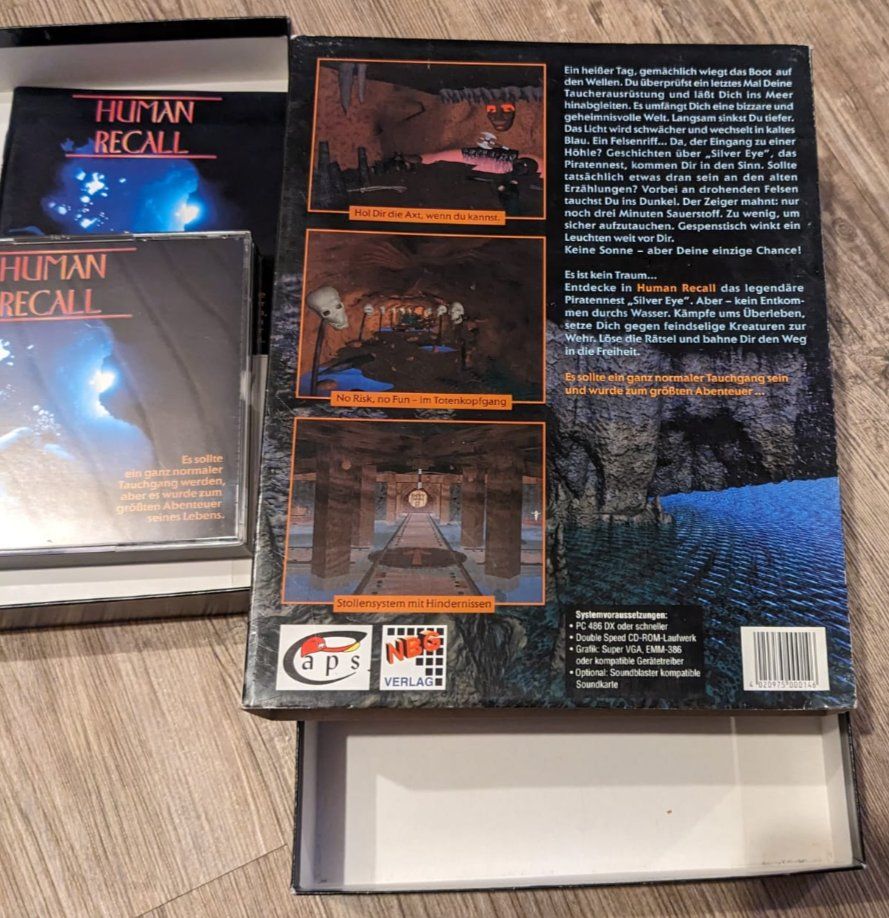Giochi: Human Recall 1996 Ms-Dos Big Box – Usato da Bad Ragaz venduto da MR_BR 2