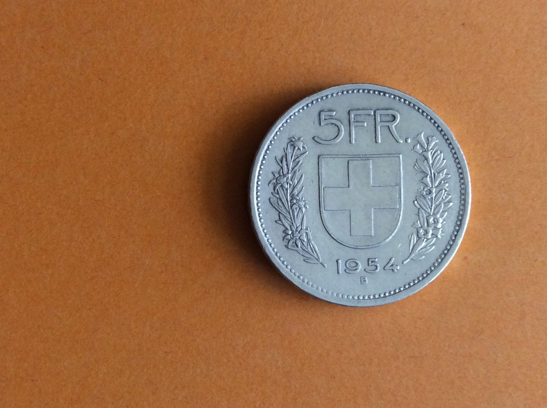 Tutti le monete: 5 francs  1954  Belle – Usato da Genève venduto da pie_fh2d