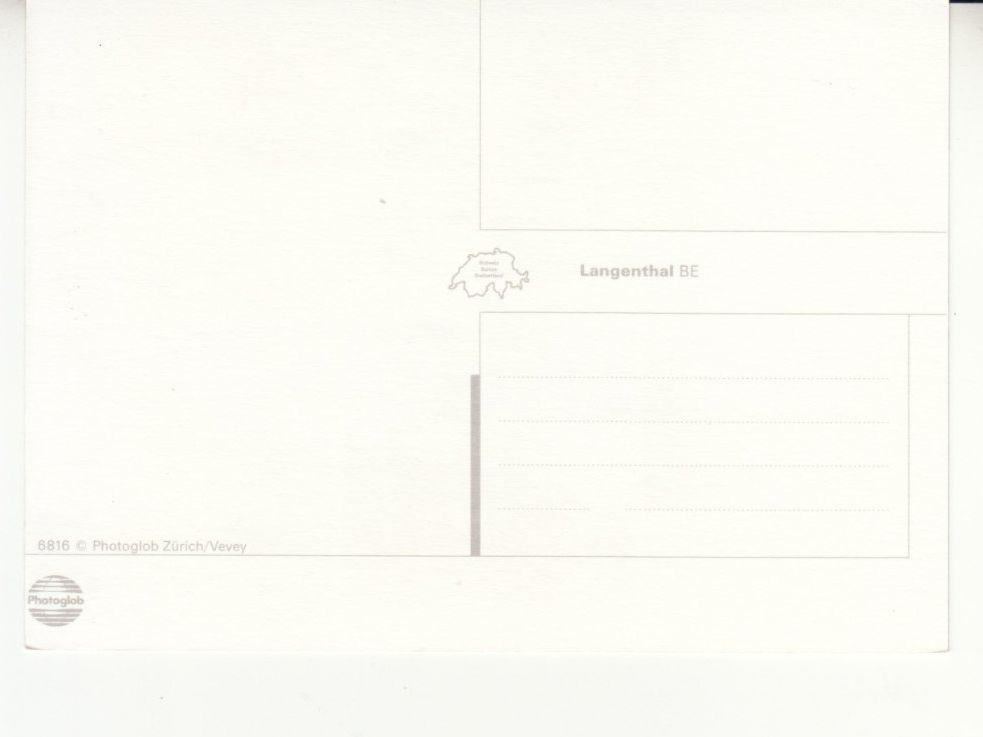 Cartoline postali: Langenthal ca. 1980 – Usato da Bürglen TG venduto da StampGraf 1
