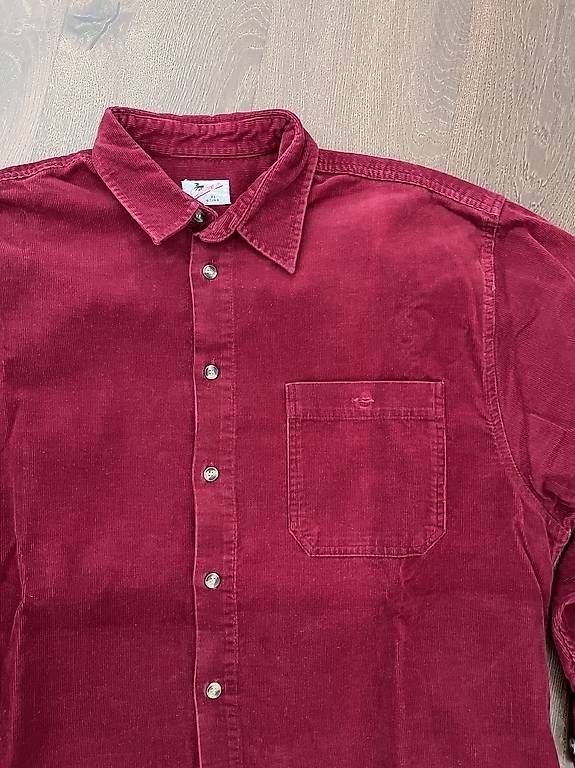 Blusen: Kordhemd, XL, Rot – Gebraucht aus Zürich von joe_zh8048 1