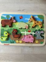 Janod Bauernhof Holz-Puzzle 