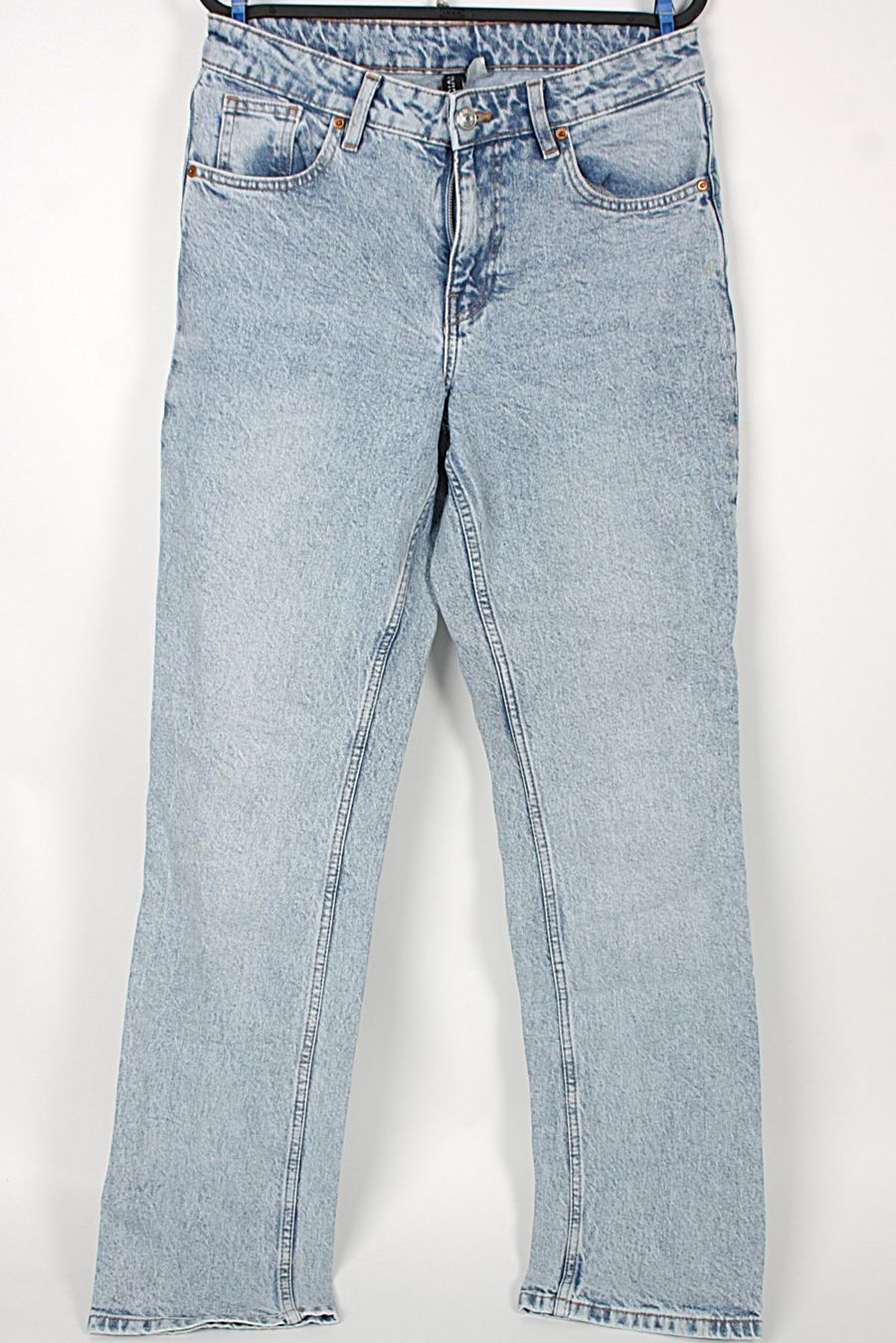 H&M Hosen: H&M Hose hellblau, Gr. 38 – Gebraucht aus Zollikofen von Restwert_Zollikofen