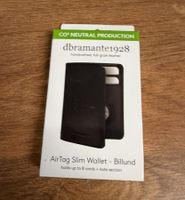 DBRAMANTE AirTag Slim Wallet Billund Leder Schwarz