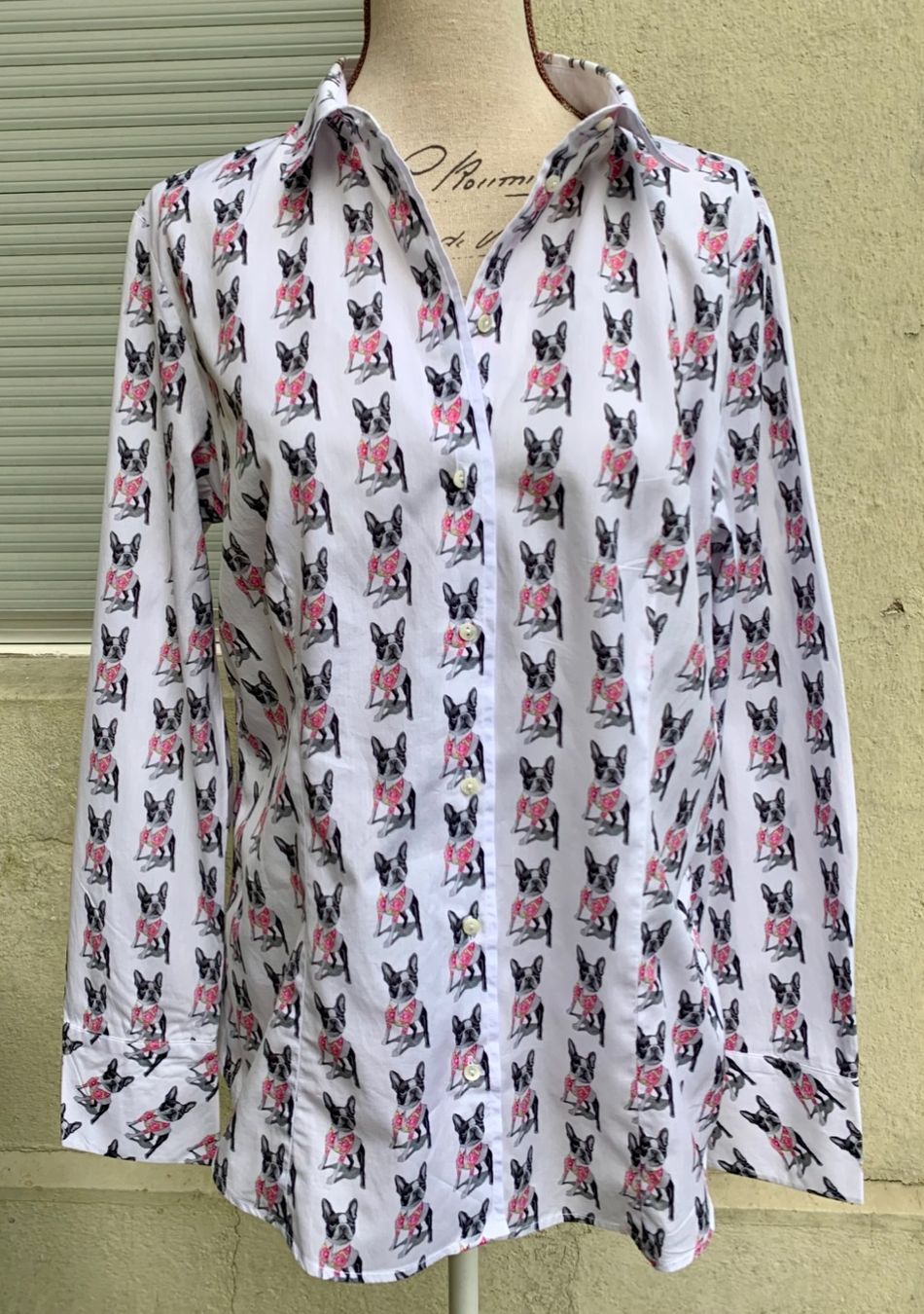Marc Cain Camicette: Superbe blouse MARCCAIN bouledogues100%coton extra fin t.40 – Nuovo (secondo la descrizione) da Martigny venduto da only__you 1